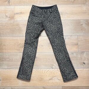 Volcom Olive Green and Black Leopard Print Pants